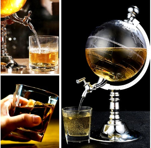 Novelty Globe Wine Decanters Drink Dispenser