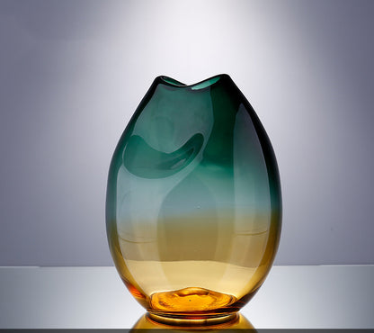 Hand Blown Handmade Glass Vase