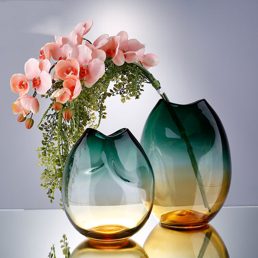 Hand Blown Handmade Glass Vase