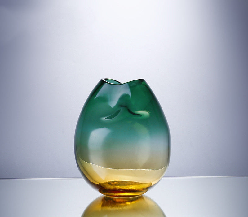 Hand Blown Handmade Glass Vase