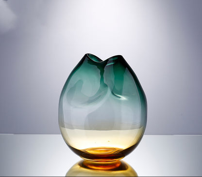 Hand Blown Handmade Glass Vase