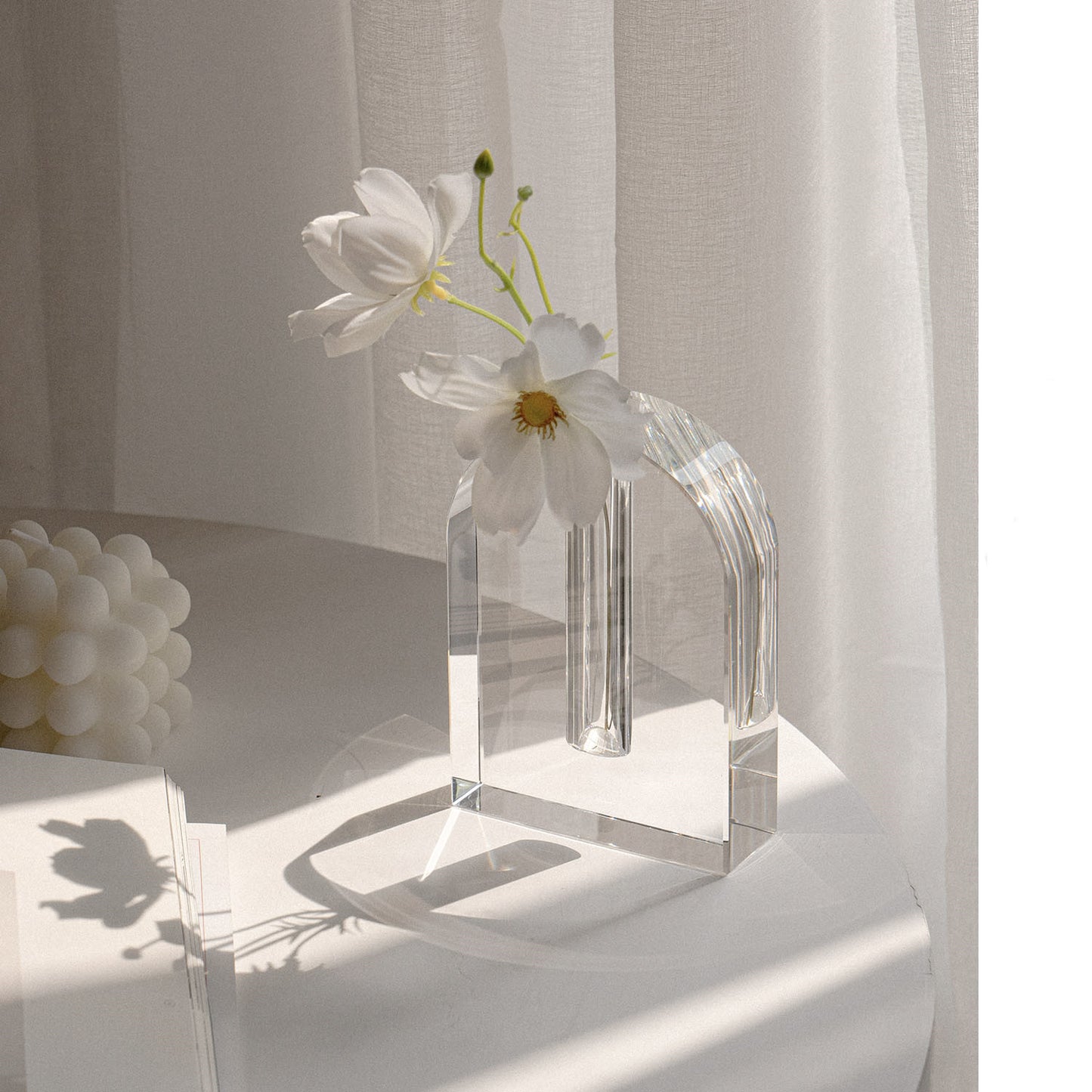 Transparent Crystal Vase