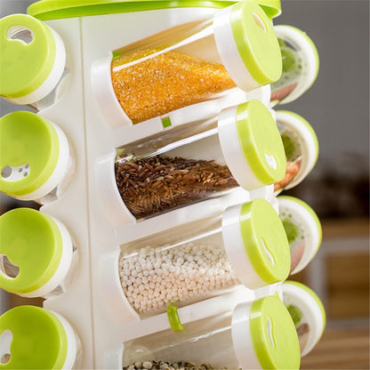 Multifunction Rotating Seasoning Bottle Holder