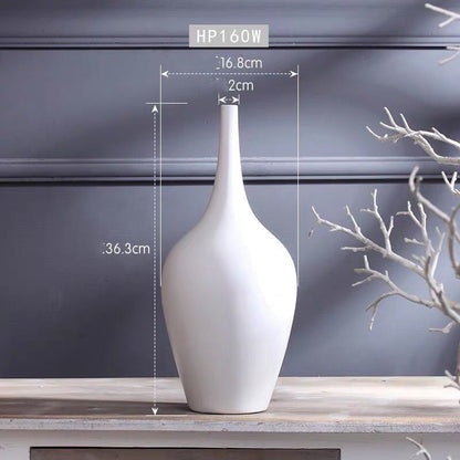 Desktop Decor Ceramic Tall Vase