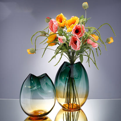 Hand Blown Handmade Glass Vase